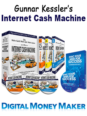 Das DVD Set Internet Cash Machine von Gunnar Kessler auf verdienen-mit-internet.de